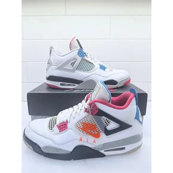 Size 12 Air Jordan 4 What The Shoes - OG Box - Preowned